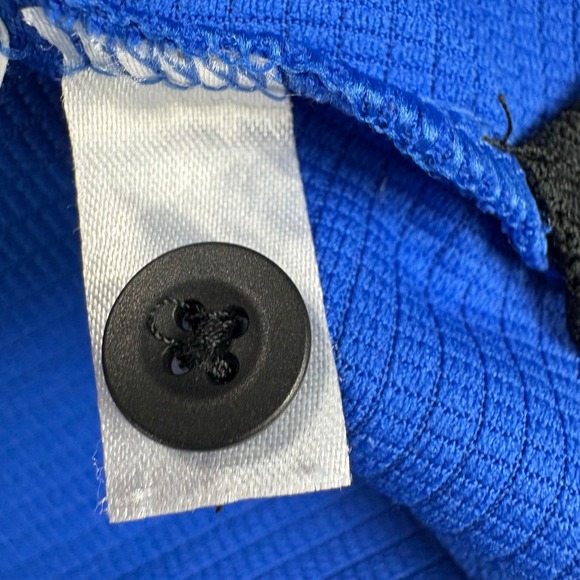 Nike Dri Fit Polo Shirt Mens 3XL Performance Blue Short Sleeve Big Tall Athletic - Picture 10 of 12